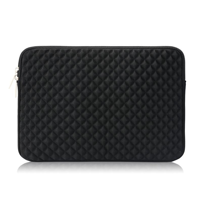 Textured Diamond Laptop Sleeve - Mint Green