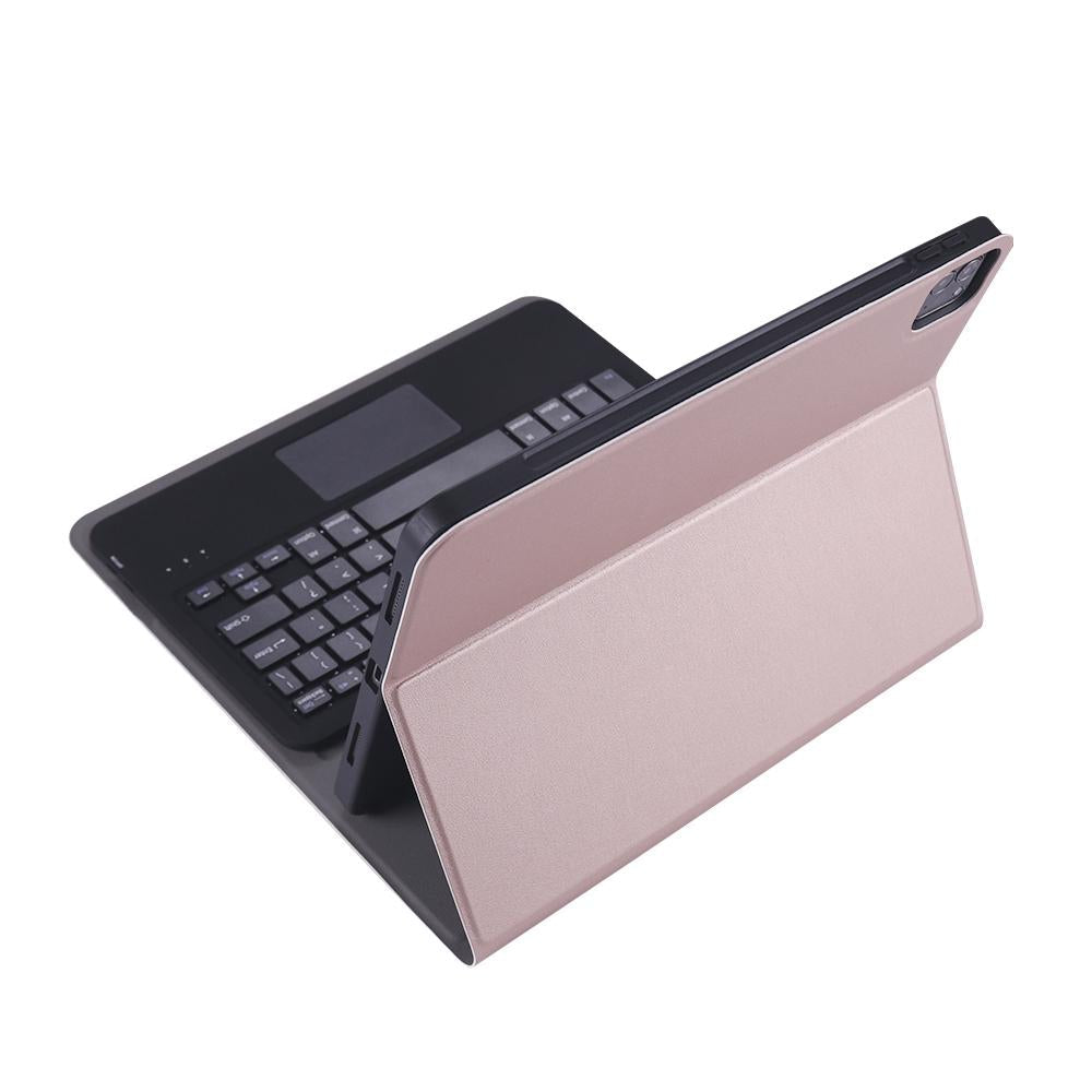 Detachable Bluetooth Keyboard Tablet Case For Ipad Pro 11 With Touchpad & Pen Slot - Rose Gold