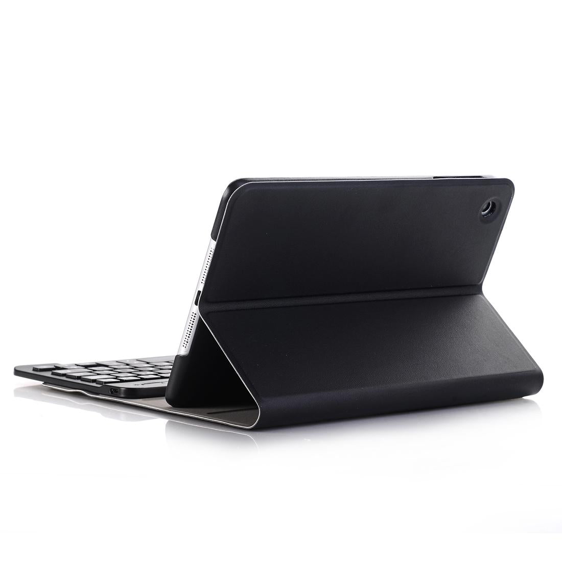 Universal Ultra-Thin Tablet Case With Bluetooth Keyboard For Ipad Mini 3 / 2 / 1 - Horizontal Flip Design - Rose Gold