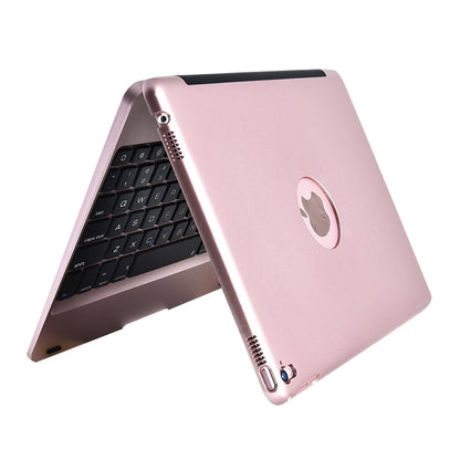 Horizontal Flip Tablet Case With Bluetooth Keyboard For Ipad Pro 9.7 / Ipad Air 2 - Rose Gold