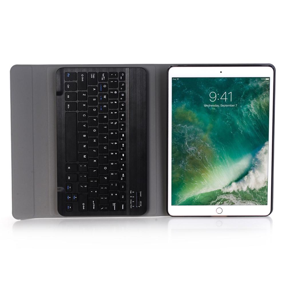 10.2 Ipad Bluetooth Keyboard Case With Stand - Ultra-Thin & Detachable - Rose Gold