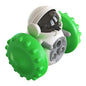 Vibe Geeks Pet Food Dispenser Tumbler Dog Treat Toy - Green