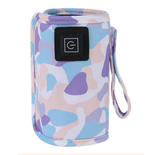 Vibe Geeks 3 Temperature Insulated Milk Baby Bottle Warmer- Usb Plugged-in - White