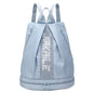 Vibe Geeks Water Resistantion Sports Backpack Gym Bag with Shoes Compartment - Blue