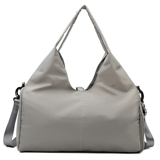 Vibe Geeks Large Capacity Dry and Wet Separation Wear-resistant Sports Fitness Storage Bag - Grey