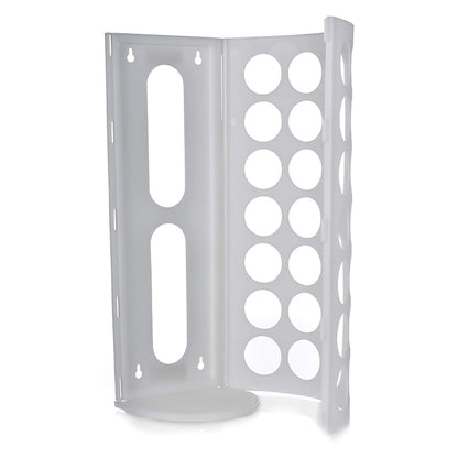 Vibe Geeks Handy Laundry Grocery Bag Storage Holder - White