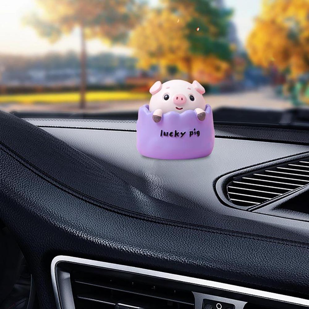 Vibe Geeks Pop Bobblehead Car Dashboard Decoration - Pink