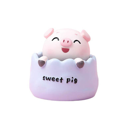 Vibe Geeks Pop Bobblehead Car Dashboard Decoration - Pink