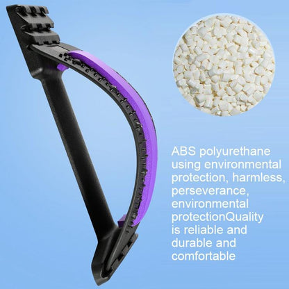 Back Pain Relief Device Lumbar Traction Stretcher - White + Green