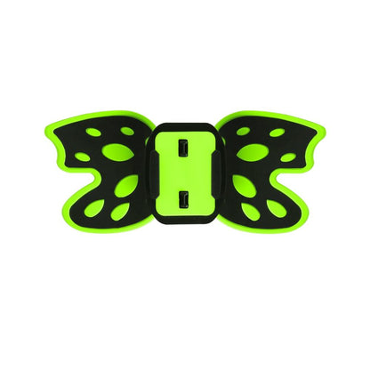 Gopro Helmet Mount Adapter - Butterfly Design - Fluorescent Green