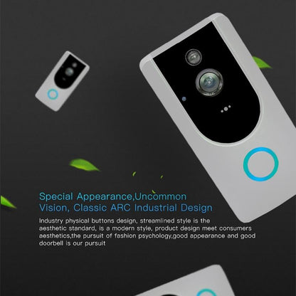 Smart Wifi Video Doorbell With Night Vision - Remote Monitoring