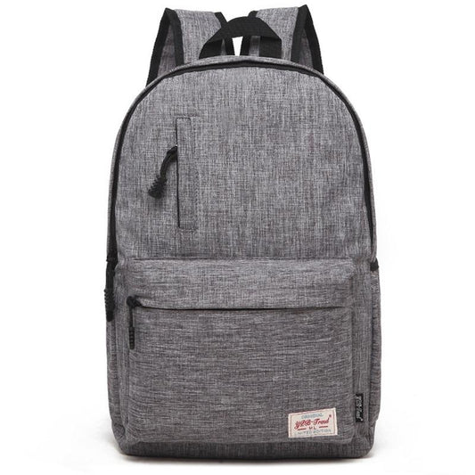 Multi-Function Canvas Laptop Backpack - Fits 15.6 Macbook Samsung Sony Dell Alienware Chuwi Asus Hp - 42X29X13Cm - Grey