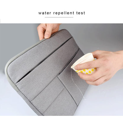 Portable Oxford Cloth Laptop Bag For 12 Macbook And Tablets - Grey
