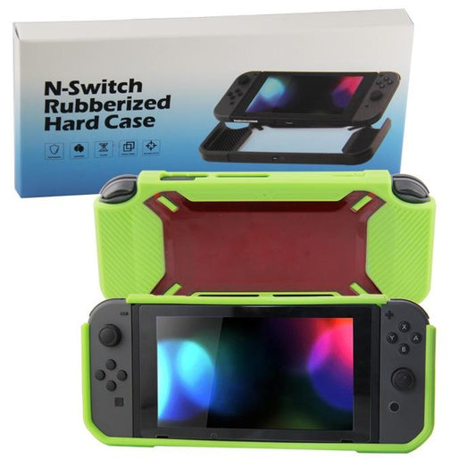 Nintendo Switch Back Cover - Scratch Resistant - Green + Red