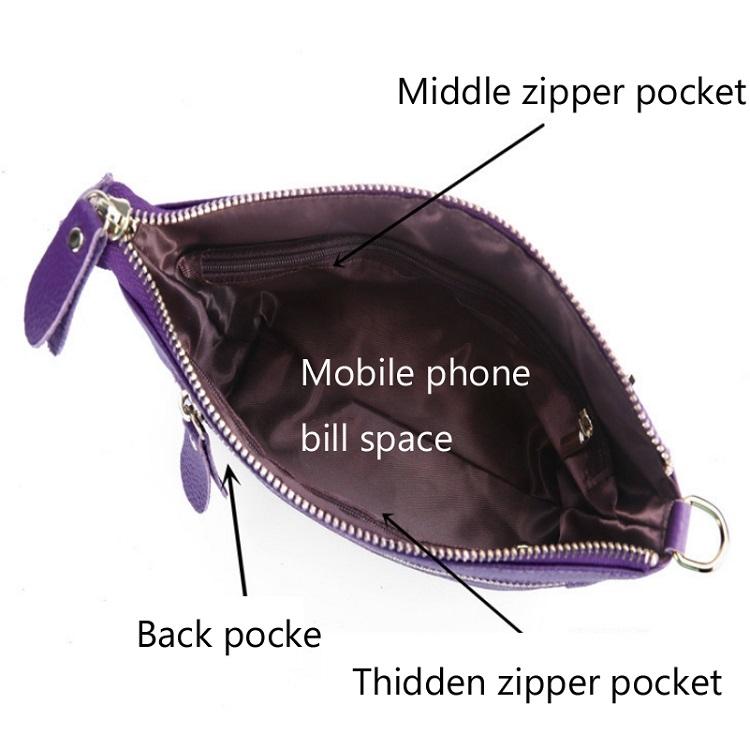 Fringed One Shoulder Bag For Women Large Capacity Casual - Light Purple