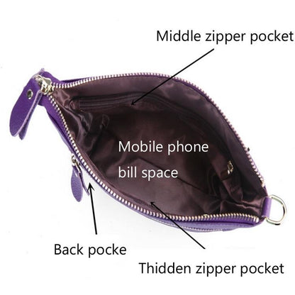 Fringed One Shoulder Bag For Women Large Capacity Casual - Light Purple