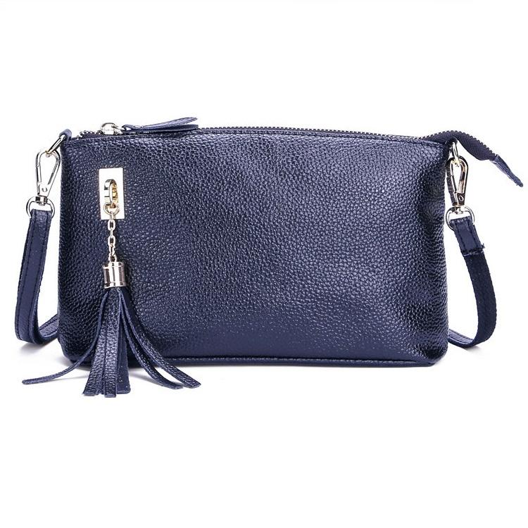 Fringed One Shoulder Bag For Women Large Capacity Casual - Light Purple
