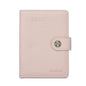 Multi Functional Passport Case With Buckle Dibaoleiou Pu Leather - Pink