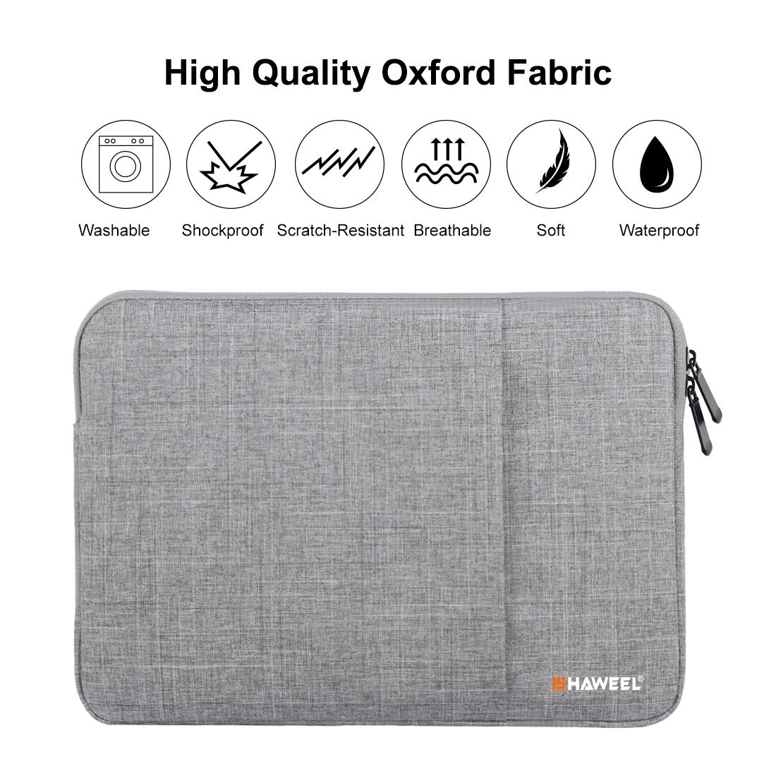 Zipper Sleeve Briefcase for Macbook Samsung Sony Dell Alienware Chuwi Asus Hp Laptops and Tablets - Grey