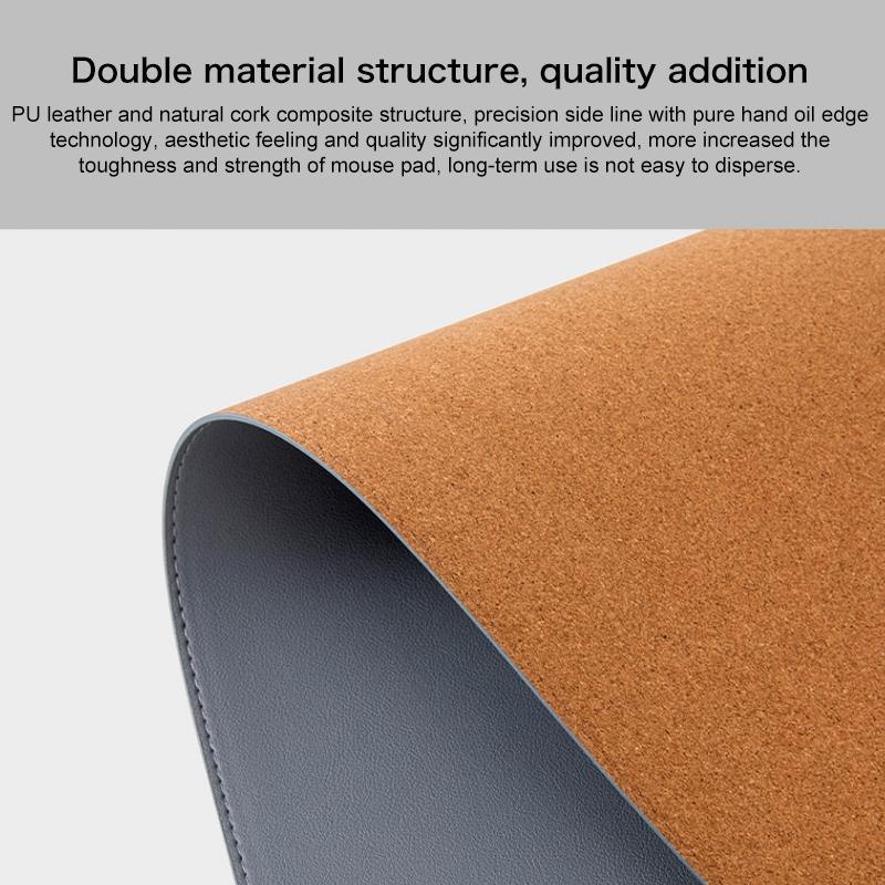 Waterproof Non Slip Desk Pad For Large Mice - Grey