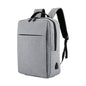 15.6 Laptop Backpack With Usb Charging - Waterproof Oxford Cloth Large Capacity - Grey