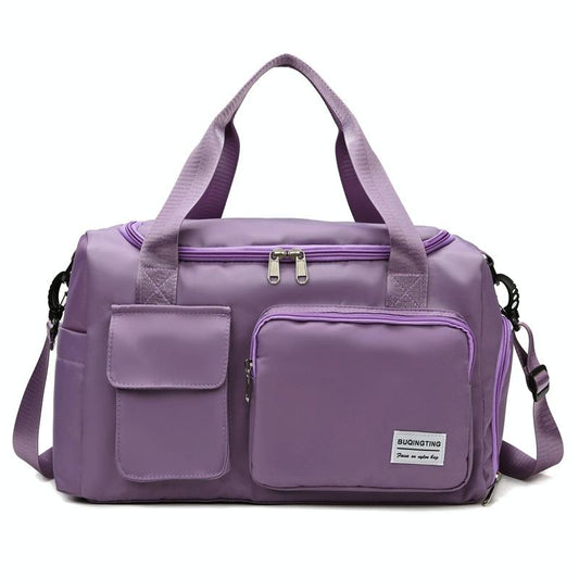 Waterproof Gym Bag For Travel - Size L - Light Purple