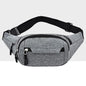 Waterproof Multi Pocket Chest Bag For Sports - Grey