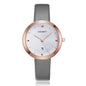 Waterproof Steel Band Quartz Watch - Fashion Life - Grey
