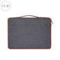 Stylish Laptop Handbag for Macbook & More - Polyester & Nylon - Grey