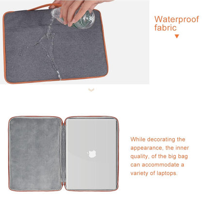 Stylish Laptop Handbag for Macbook & More - Polyester & Nylon - Grey