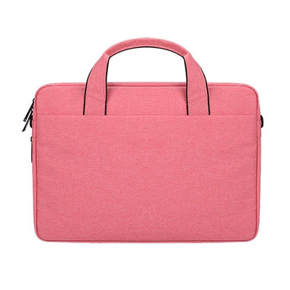 Expandable Laptop Bag - Waterproof Oxford Cloth Detachable Shoulder Strap - Grey