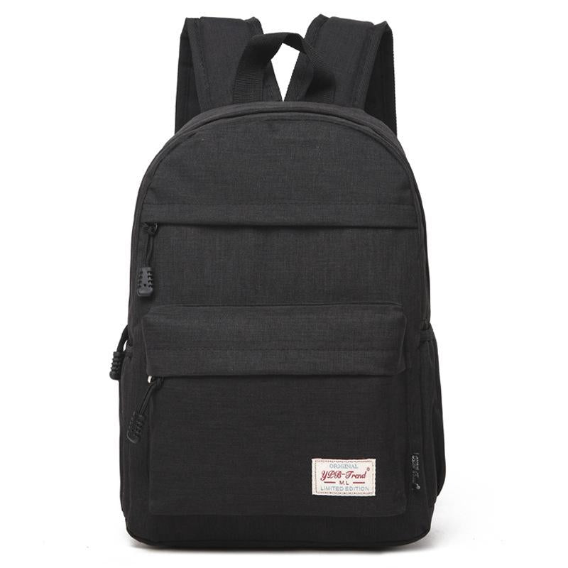 Versatile Canvas Laptop Backpack For 13-15 Inch - 36X25X10Cm - Grey