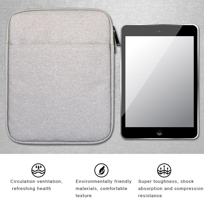 Shockproof Tablet Sleeve for 9.7 Ipad Pro / 2018 / 2017 - 10 Liner Pouch Cover - Grey