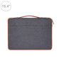 Stylish Laptop Handbag For Macbook & More - Polyester & Nylon - Grey