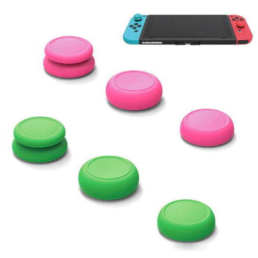 Switch Gamepad Rocker Cap Button Cover - Green + Red