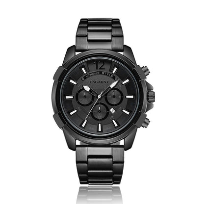 Stainless Steel Waterproof Quartz Watch - Fashionable Design - Wa6884Sh