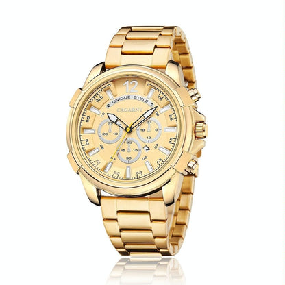 Stainless Steel Waterproof Quartz Watch - Fashionable Design - Wa6884Sh