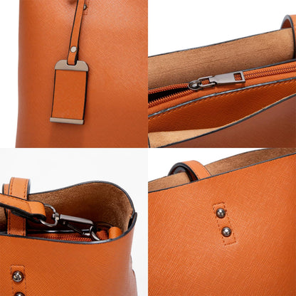 Stylish Pu Leather Women Crossbody Bag - Light Blue