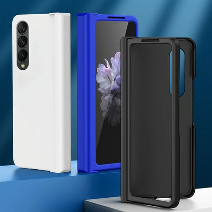 Foldable Skin Feel Case for Samsung Galaxy z Fold 4 / 5g - Dark Green