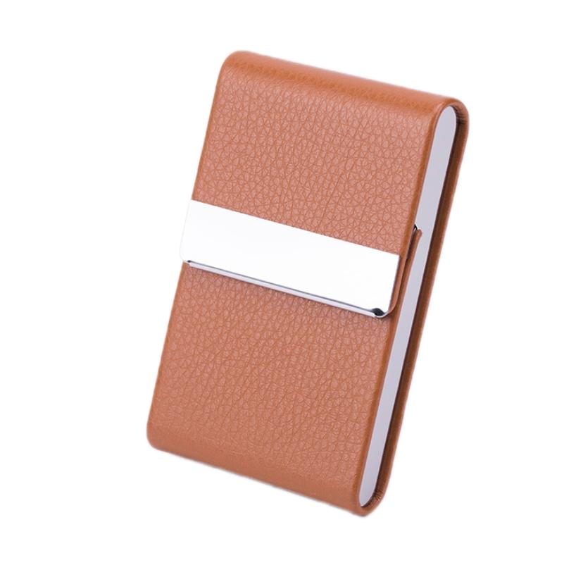 Business Card Case For Advertising Fits Most Cards - Woven Coffee