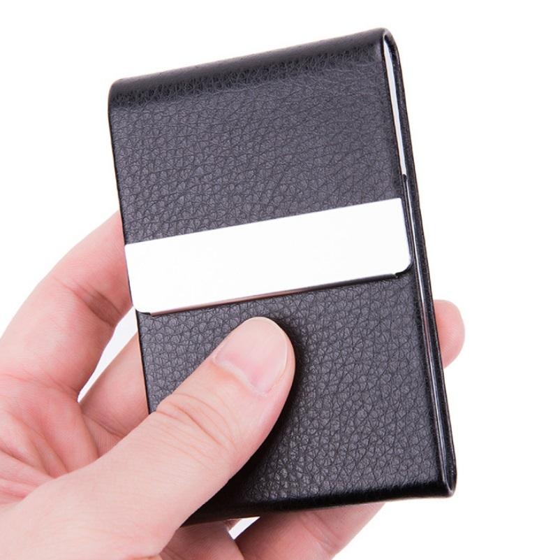 Business Card Case For Advertising Fits Most Cards - Woven Coffee