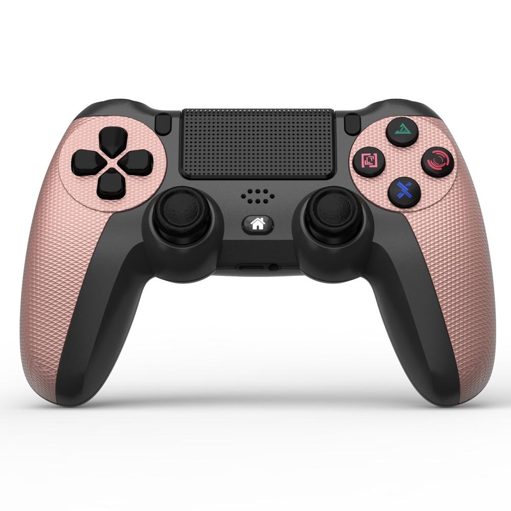 Wireless Bluetooth Gamepad Controller for Ps4 - Battle Gray with Light Bar - Elegant White