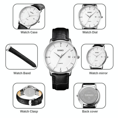 Men Casual Quartz Watch With Calendar - 1801