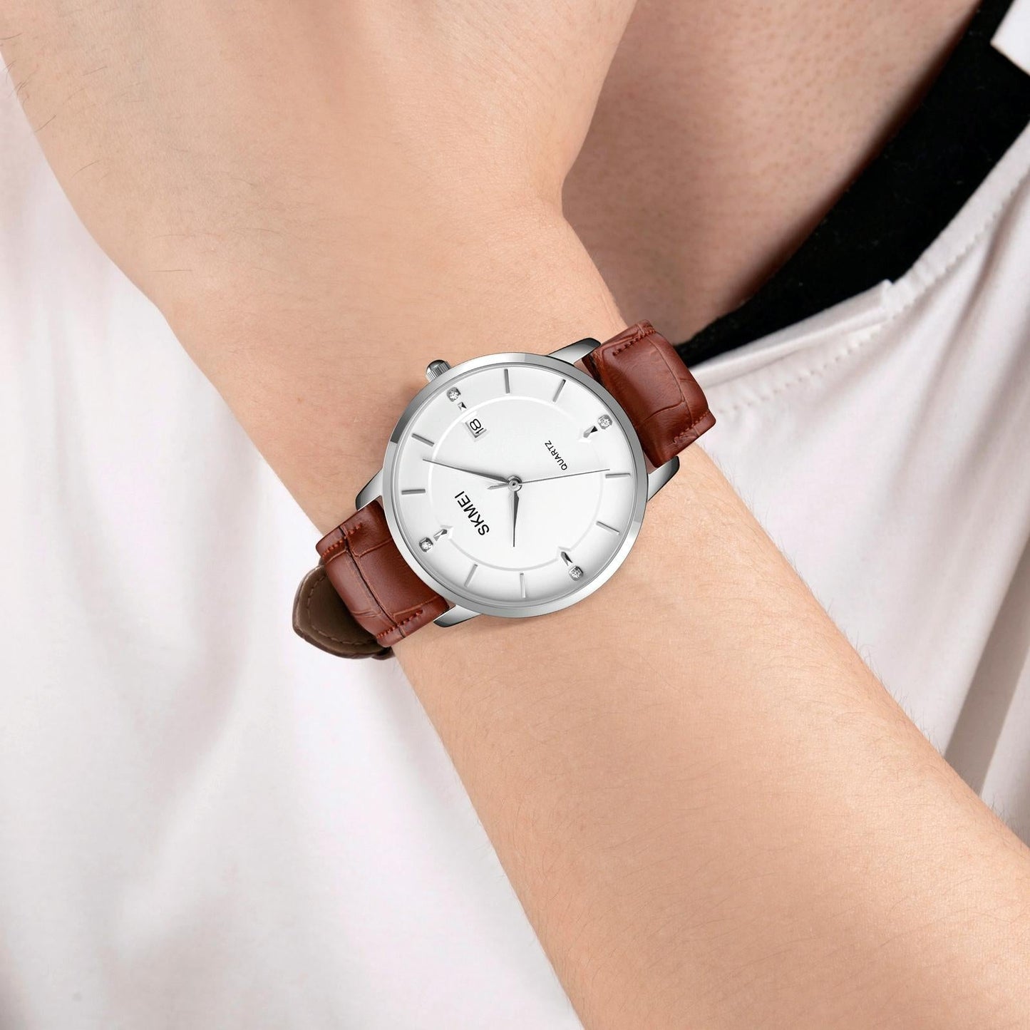 Men Casual Quartz Watch With Calendar - 1801