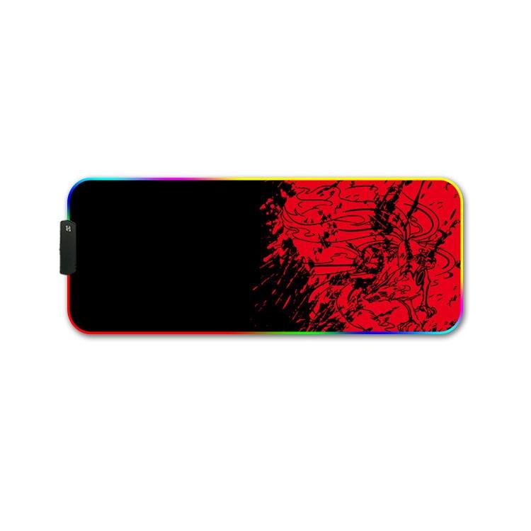 Rgb Non Slip Mouse Pad With Thermal Transfer - Brontosaurus