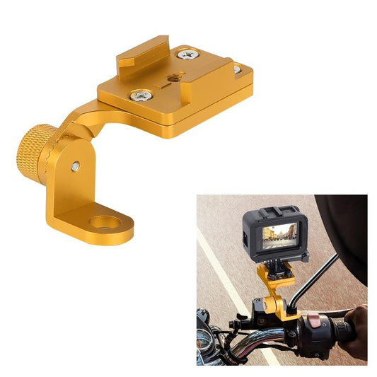 Universal Motorcycle Phone Bracket for Action Cameras - Gold