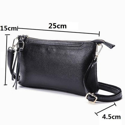 Large Capacity Tassel Shoulder Bag For Women - Jujube Red