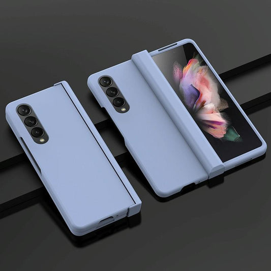 Foldable Skin Feel Case for Samsung Galaxy z Fold 4 / 5g - Sky Blue
