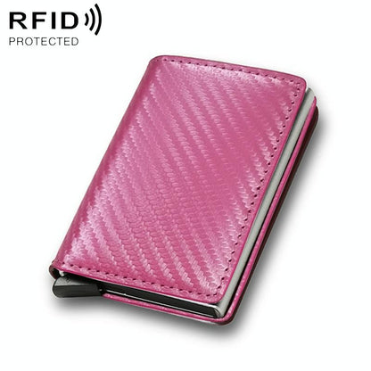 Carbon Fiber Rfid Wallet for Men - Black Carbon Fibers