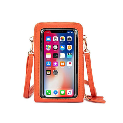 Multifunctional Touch Screen Phone Bag - Light Blue